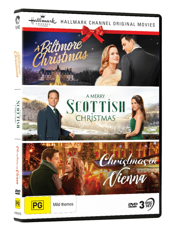 Vve4270 Hallmark Christmas Collection #38 (a Biltmore Christmas A Merry Scottish Christmas Christmas In Vienna) Dvd 3d