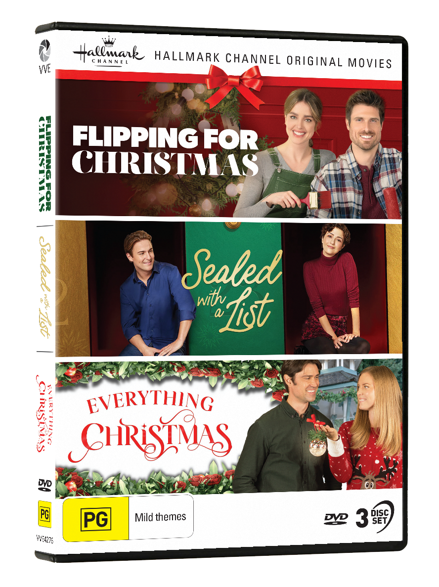 Vve4276 Hallmark Christmas Collection #41 (flipping For Christmas Sealed With A List Everything Christmas) Dvd 3d