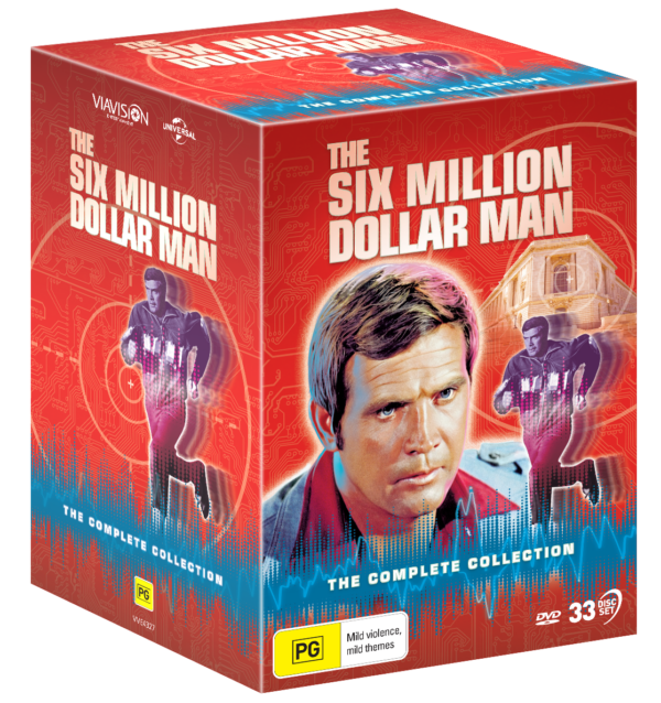 Vve4327 The Six Million Dollar Man Complete Collection Dvd Mmp 3d