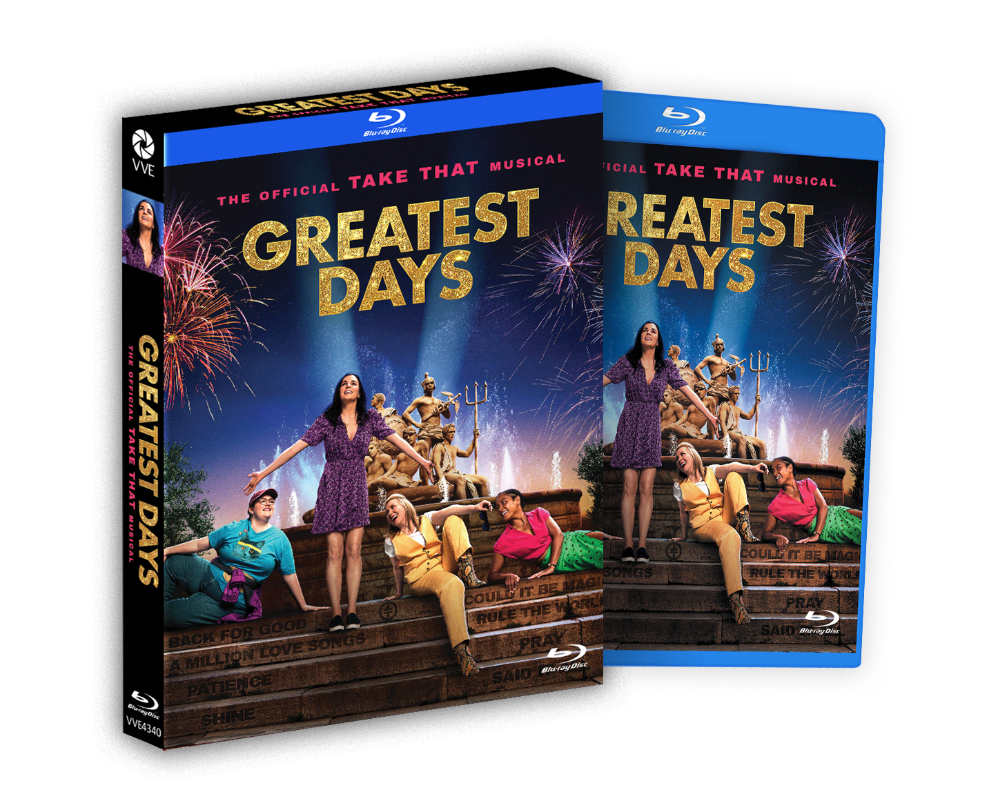 Vve4340 Greatest Days Take That Musical Blu Ray Slipcase Expanded