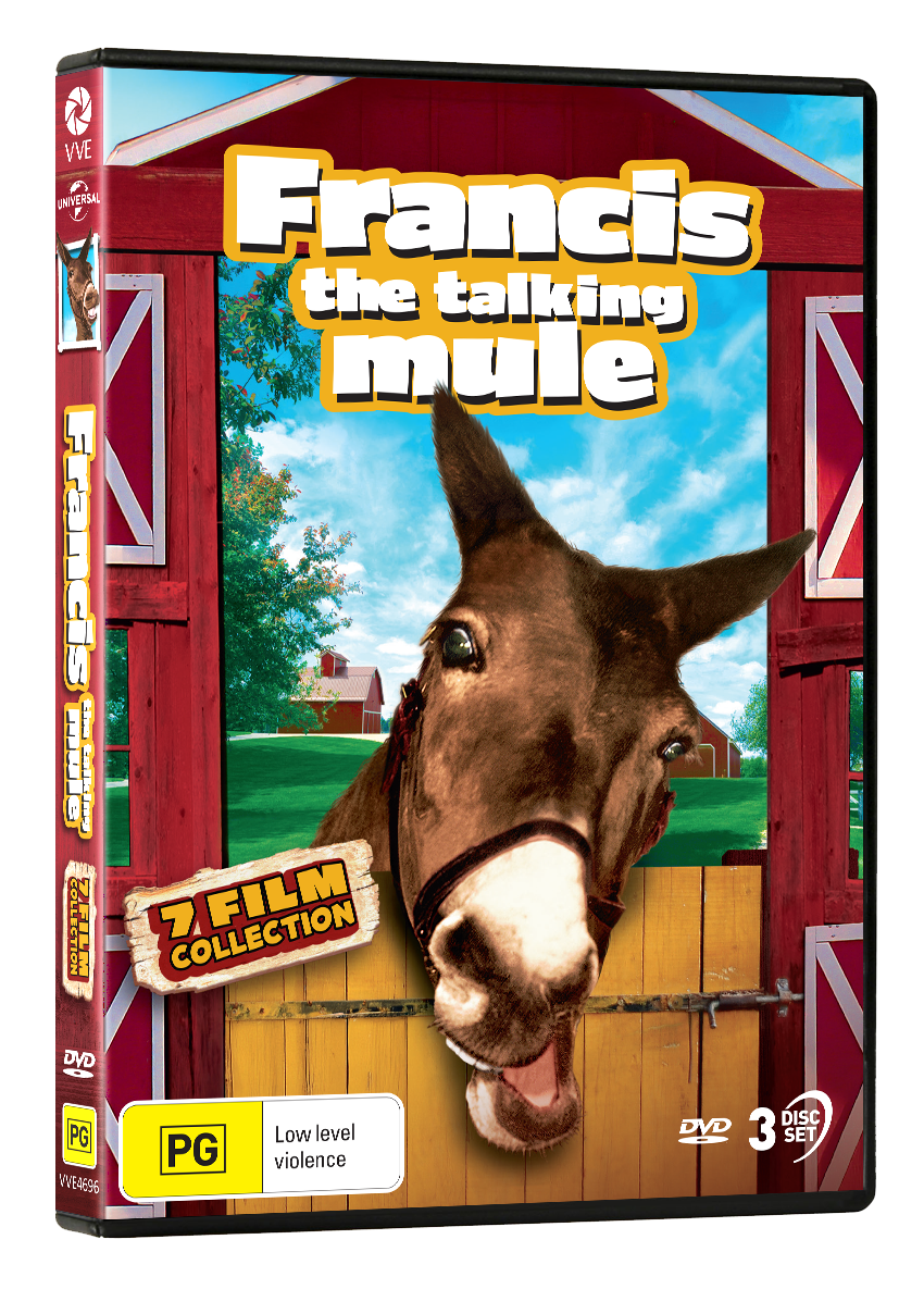 Vve4696 Francis The Talking Mule 7 Film Collection Dvd 3d