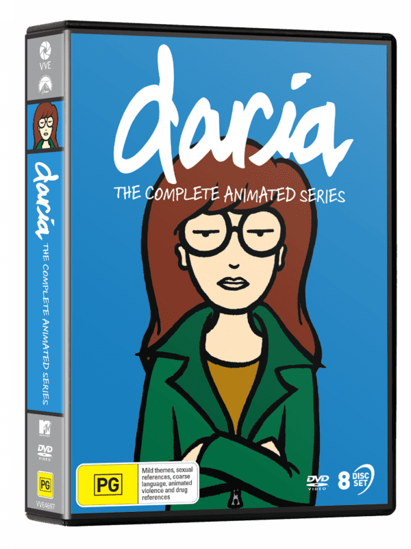 Vve4697 Daria Complete Series Dvd Art Slick 3d