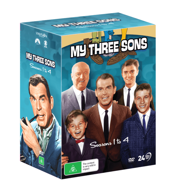 Vve4709 My Three Sons Season 1 4 Dvd Art Part1 Slipcase3d