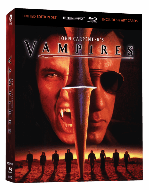 Vve4801 John Carpenter's Vampires Limited Edition 4k + Blu Ray Hardcase 3d Jcard