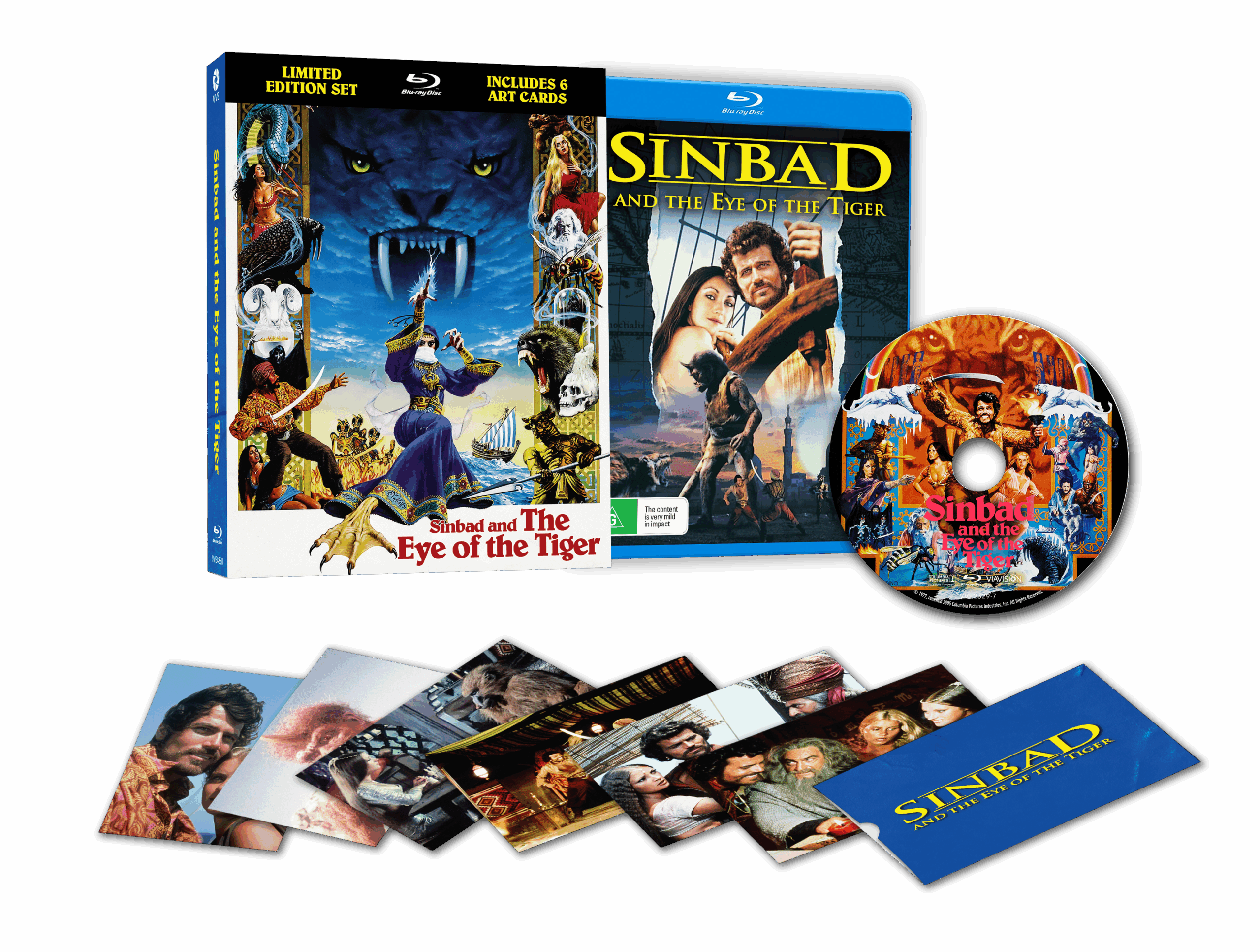 Vve4860 Sinbad And The Eye Of The Tiger Limited Edition Blu Ray Expanded
