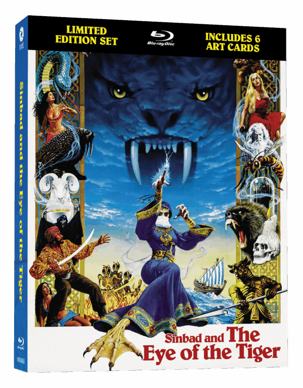 Vve4860 Sinbad And The Eye Of The Tiger Limited Edition Blu Ray Hardcase 3d