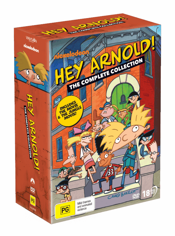 Vve4939 Hey Arnold! The Complete Collection Dvd Slipcase 3d