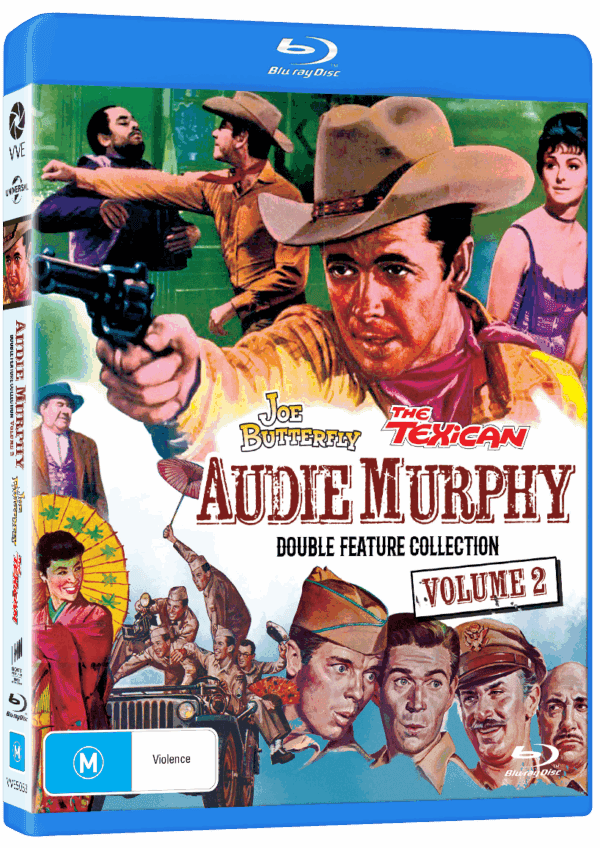 Vve5053 Audie Murphy Double Feature Collection Two Bd Slick 3d