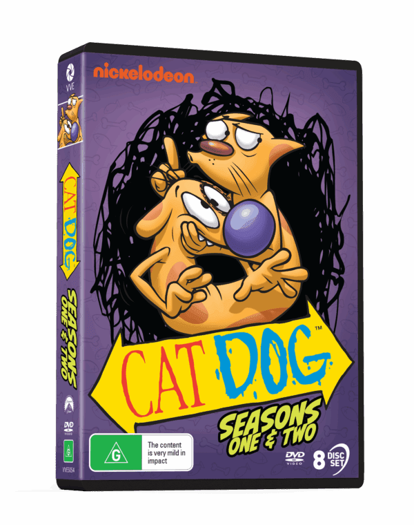 Vve5054 Catdog Seasons One & Two Dvd Slick 3d