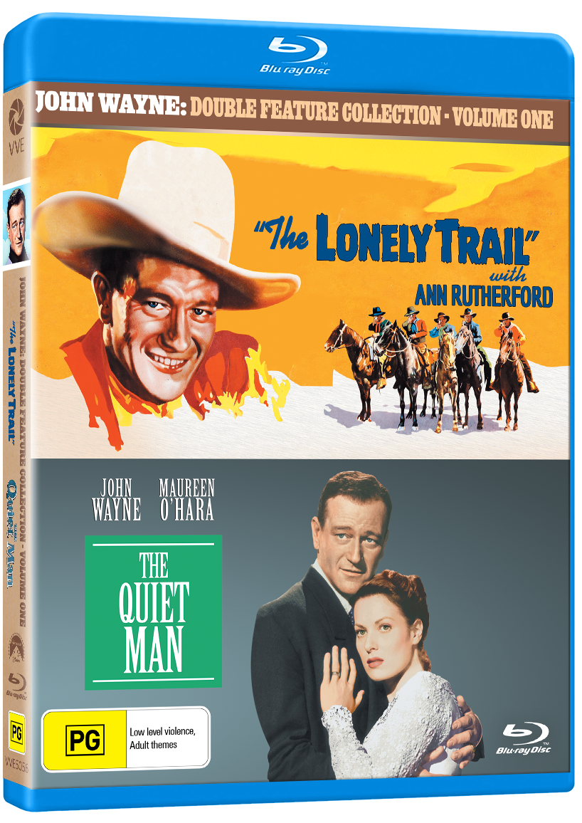 Vve5056 John Wayne Double Film Pack Collection One Blu Ray Slick 3d