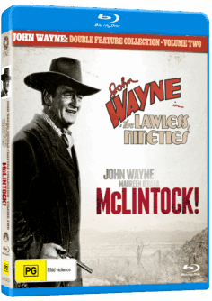 Vve5057 John Wayne Double Film Pack Collection Two Blu Ray Slick 3d