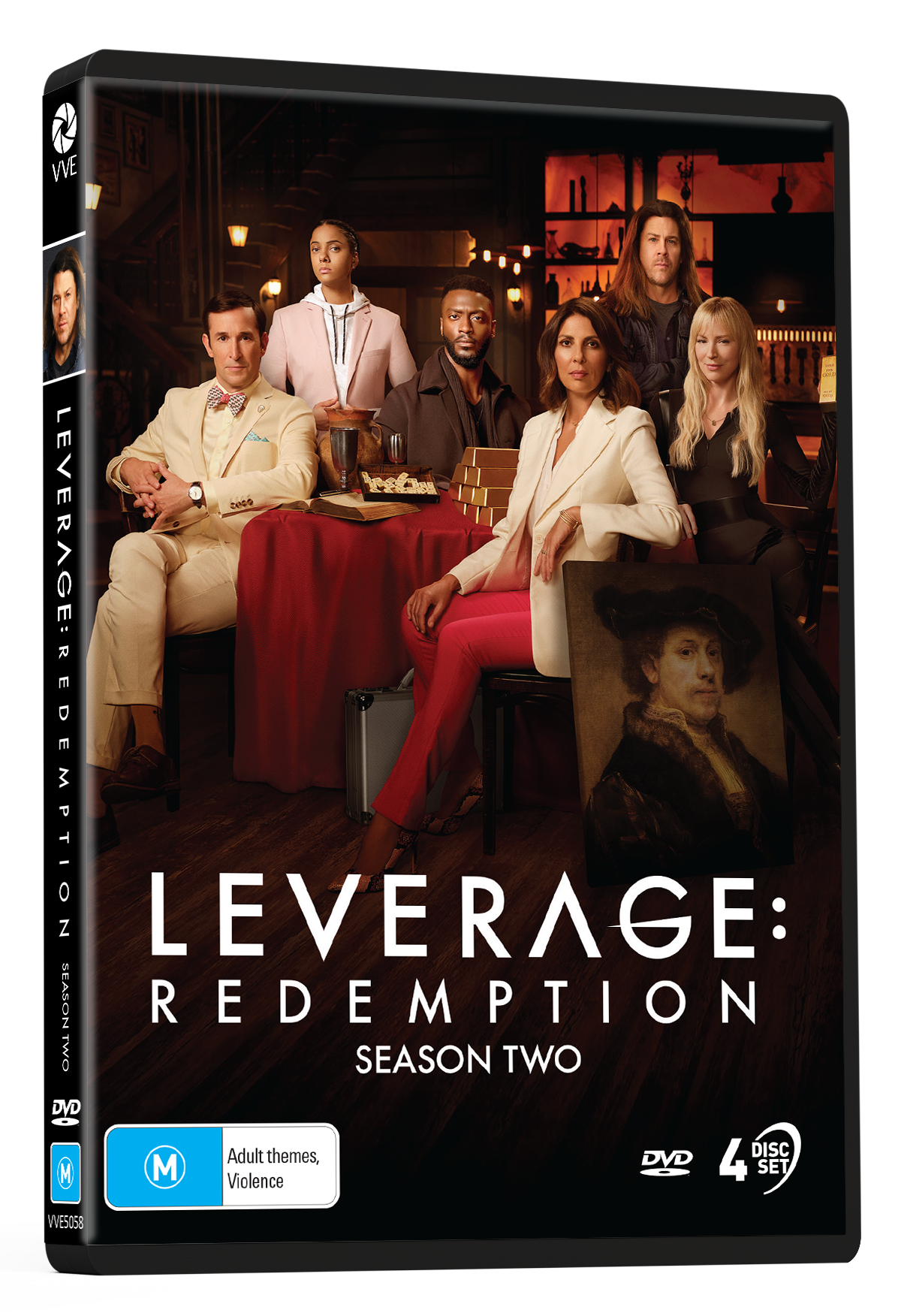 Vve5058 Leverage Redemption Season Two Dvd Slick 3d