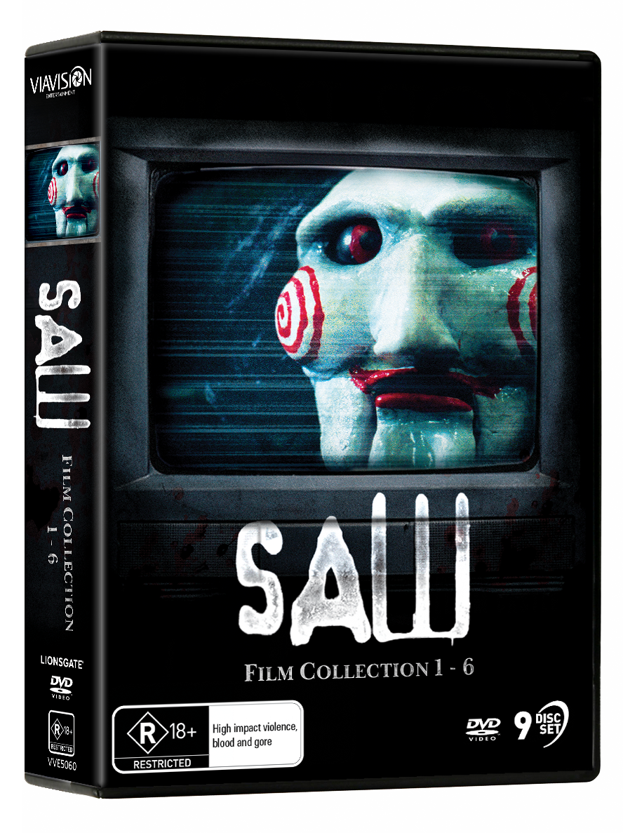 Saw: Film Collection 1 - 6 (2004 - 2009) - DVD | Via Vision