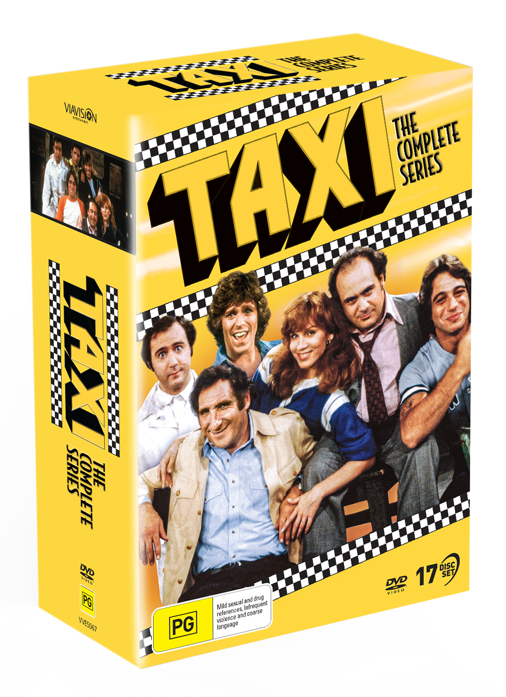 Vve5067 Taxi The Complete Series Dvd Slipcase 3d