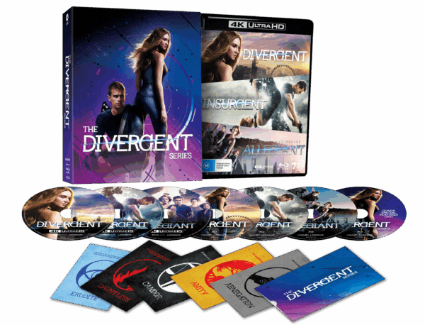Vve5068 The Divergent Series 3 Film Collection 4k & Blu Ray Expanded