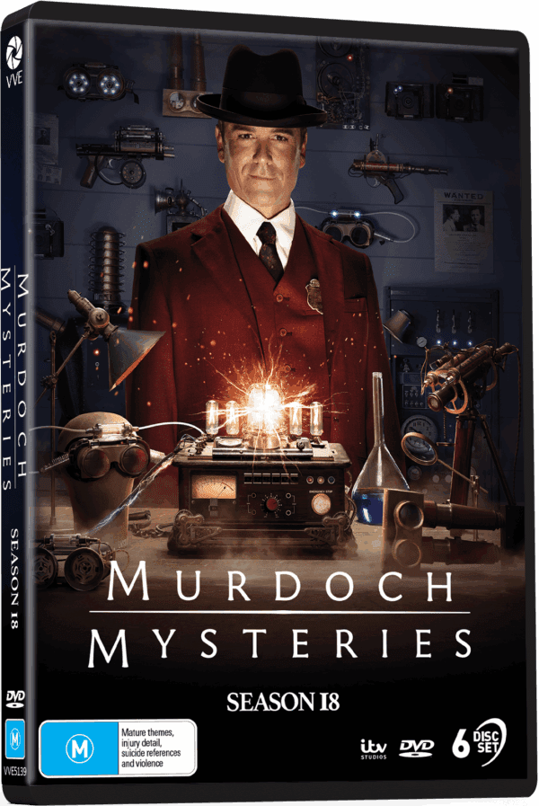 Vve5139 Murdoch Mysteries Season 18 Dvd Slick 3d