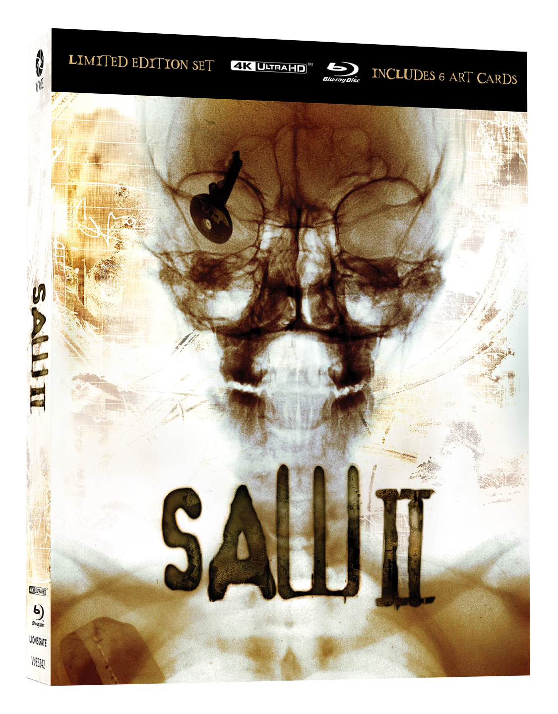 Vve5242 Saw Ii Limited Edition 4k + Blu Ray Hardcase 3d Jcard