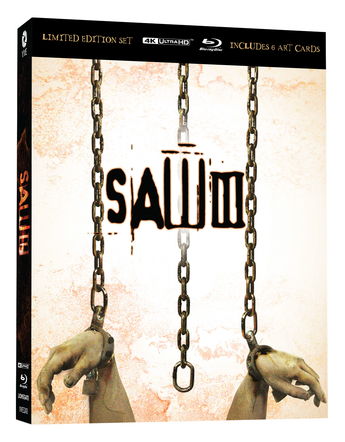 Vve5243 Saw Iii Limited Edition 4k + Blu Ray Hardcase 3d Jcard