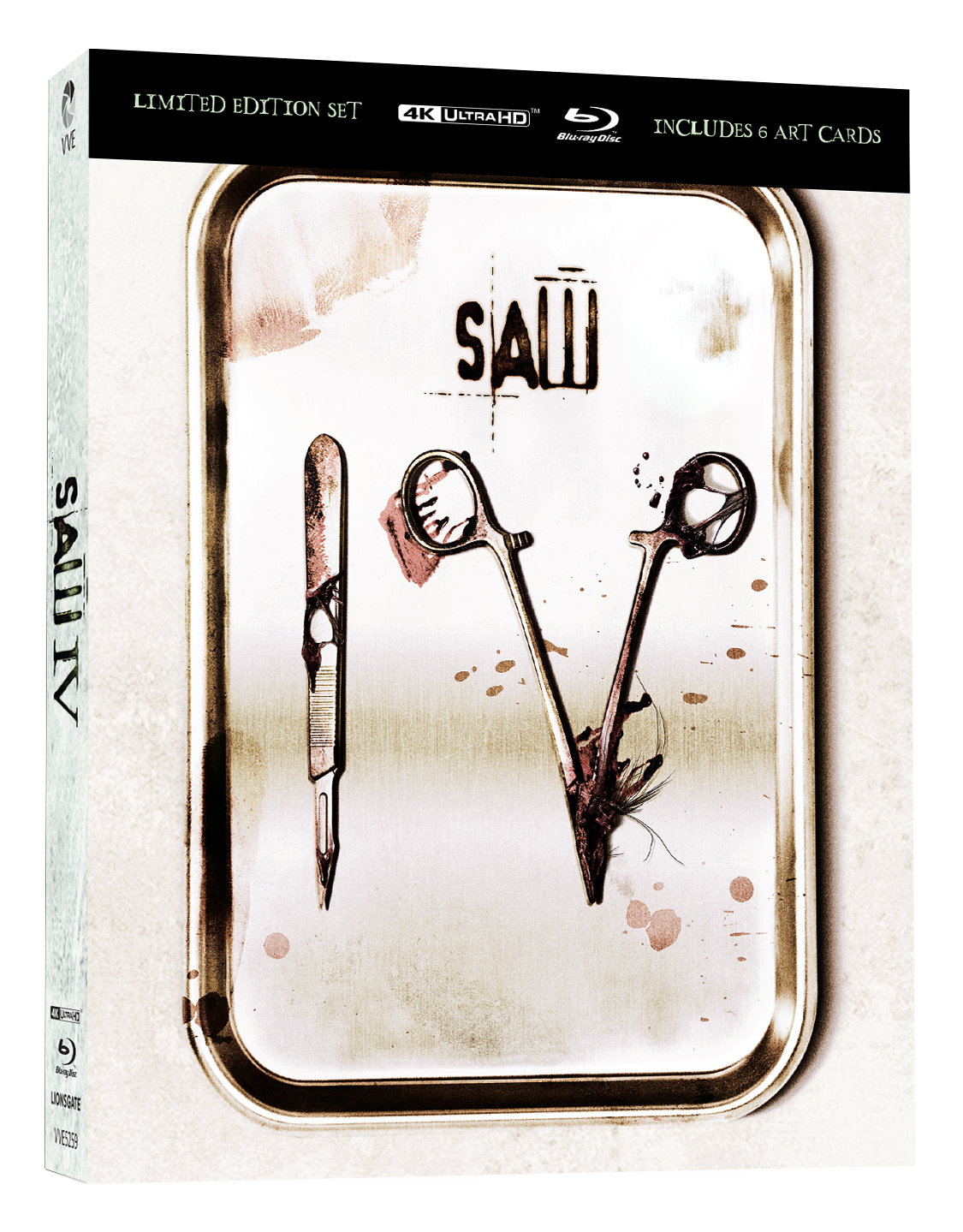 Vve5259 Saw Iv Limited Edition 4k + Bd Hardcase 3d Jcard
